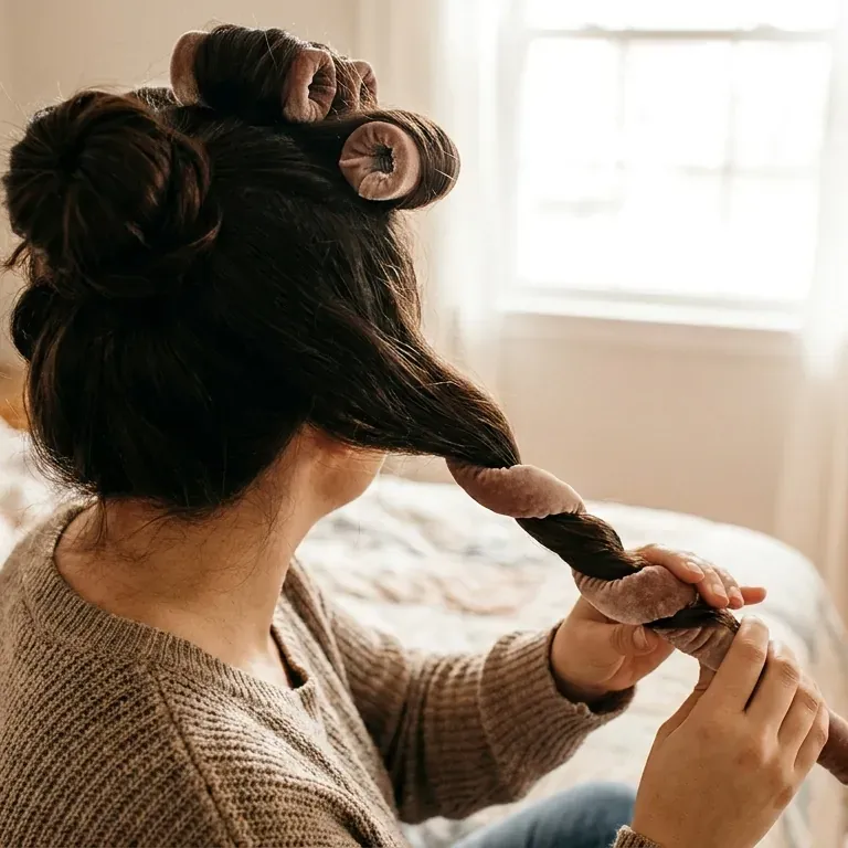 Zo gebruik je een carmenset in lang haar